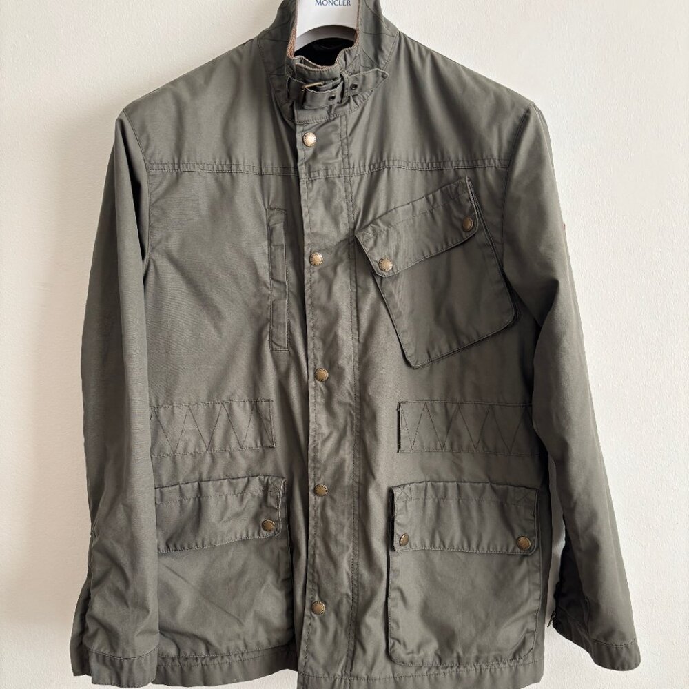Penfield Hudson Wax Cloth Olive Green Cotton Blend Field Jacket - Medium